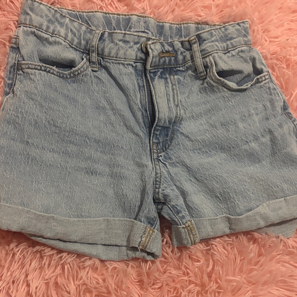 Light Blue Denim Women's Shorts